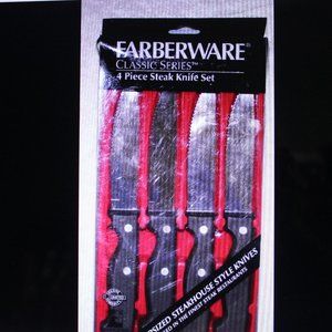 FARBWARE 4 -PIECE STAKE KNIFE SET